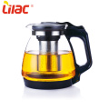 Lilac FREE Sample 1.7L/2.2L separated filter glass teapot